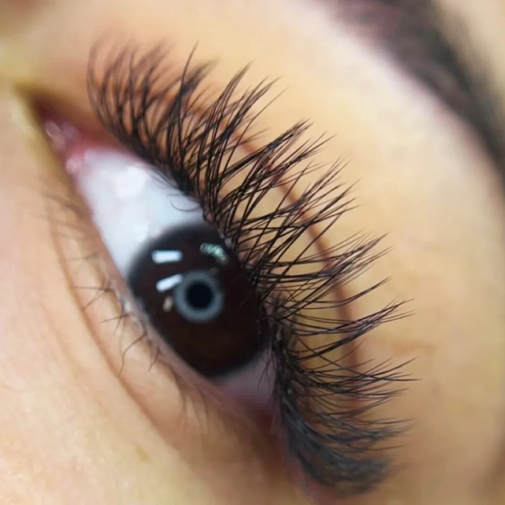 Hybrid volume set at Wink Lash Studio in East Memphis