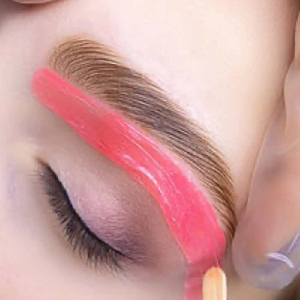 Brow wax at Wink Lash Studio in East Memphis